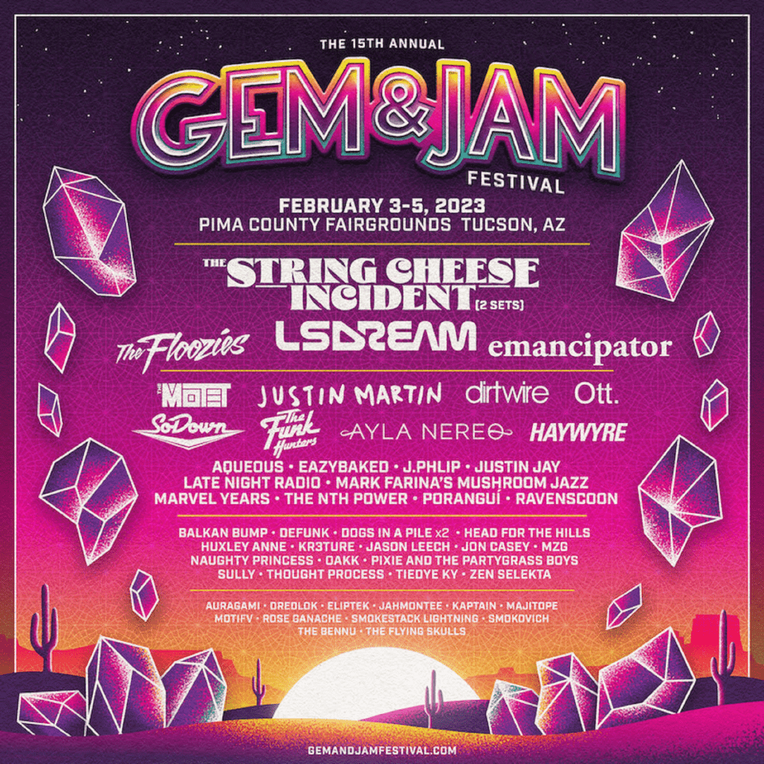 gem & jam festival lineup